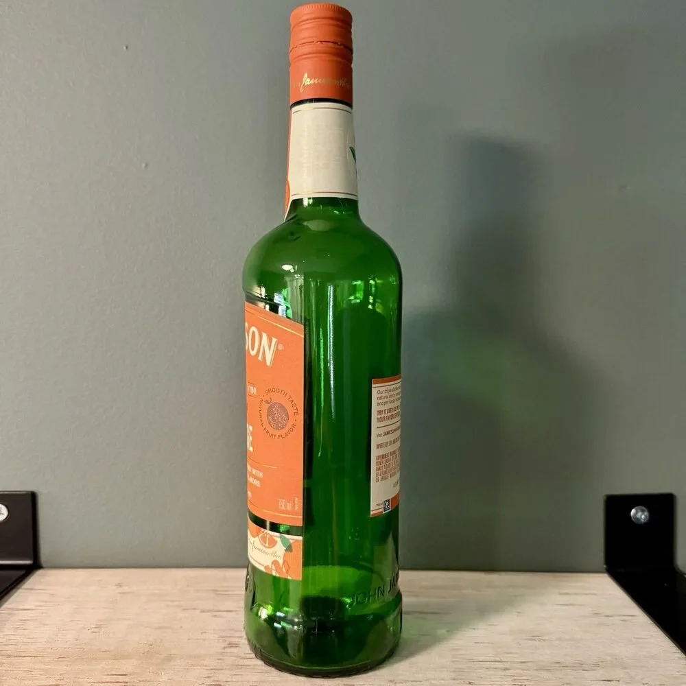 Jameson Orange Whiskey Empty Liquor Alcohol Bottle | Crafts Upcycle Art